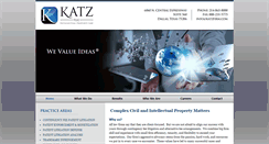 Desktop Screenshot of katzfirm.com